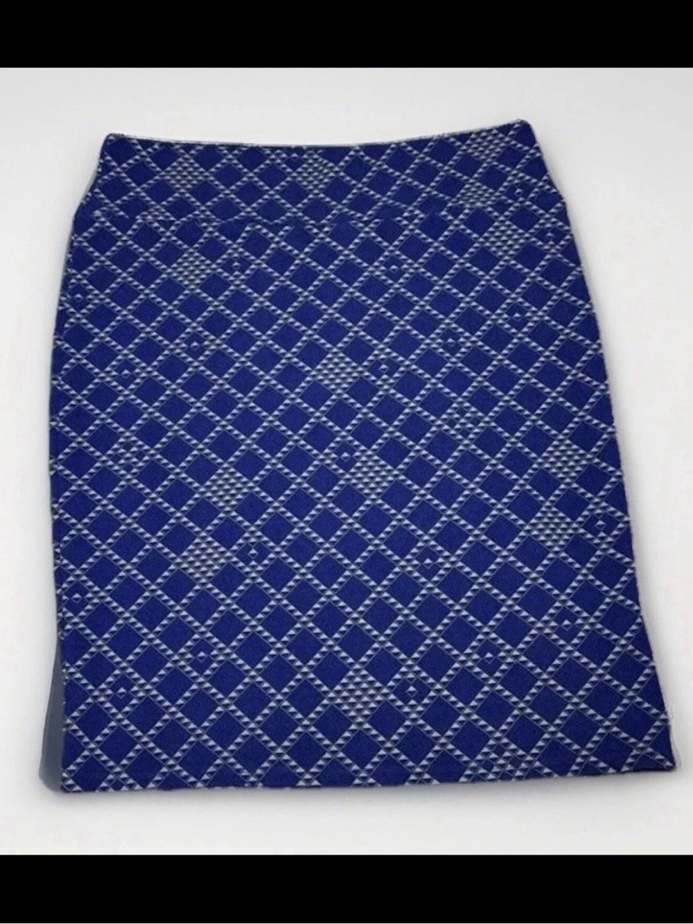 NWT 3XL LuLaRoe Cassie Skirt Women’s XXXL Dark Blue Soft Comfy Geometric pencil